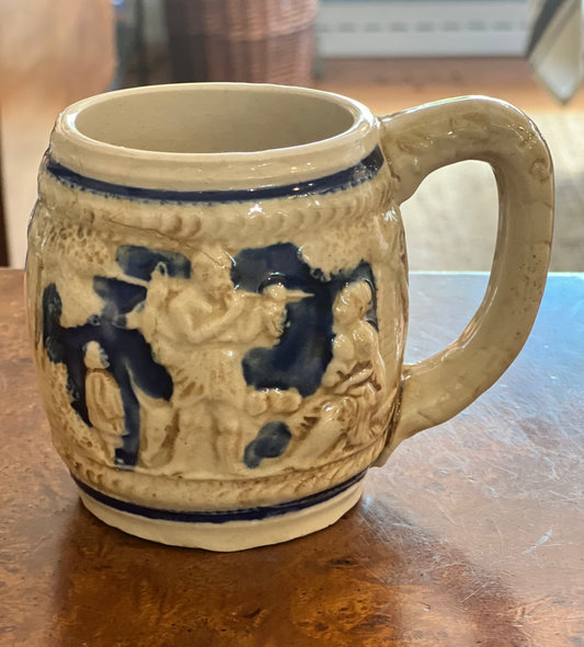 Vintage German Style Ceramic Beer Stein