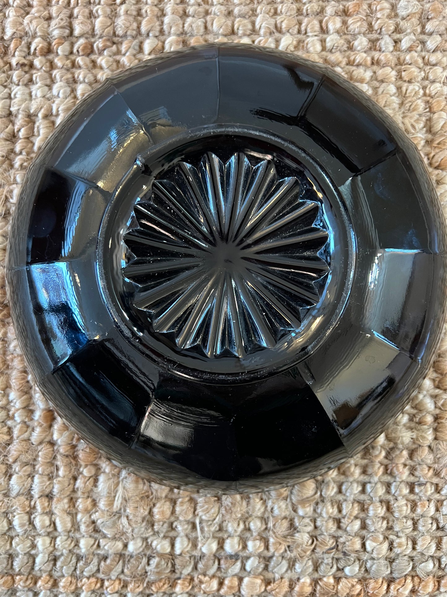 Mid-Century Modern Purple Glass Bowl