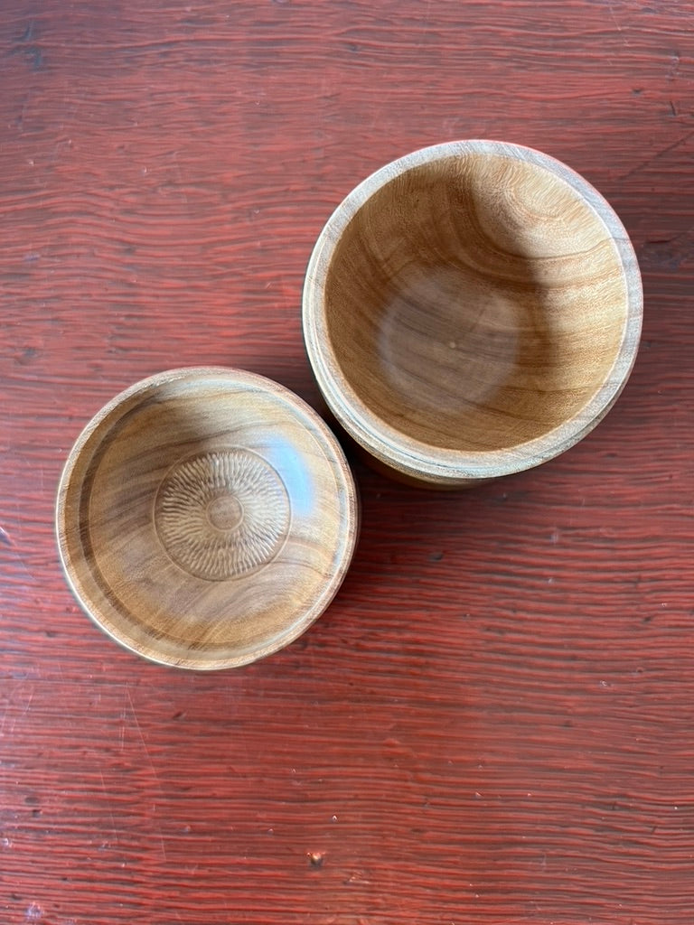 Olive Wood Box with Inlay
