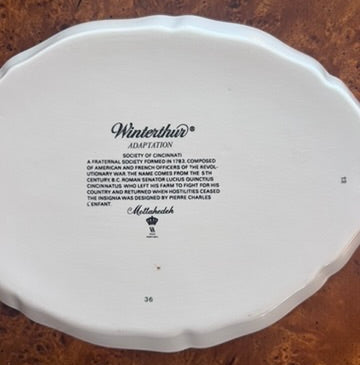 Society of Cincinnati Leaf Tray by Mottahedeh