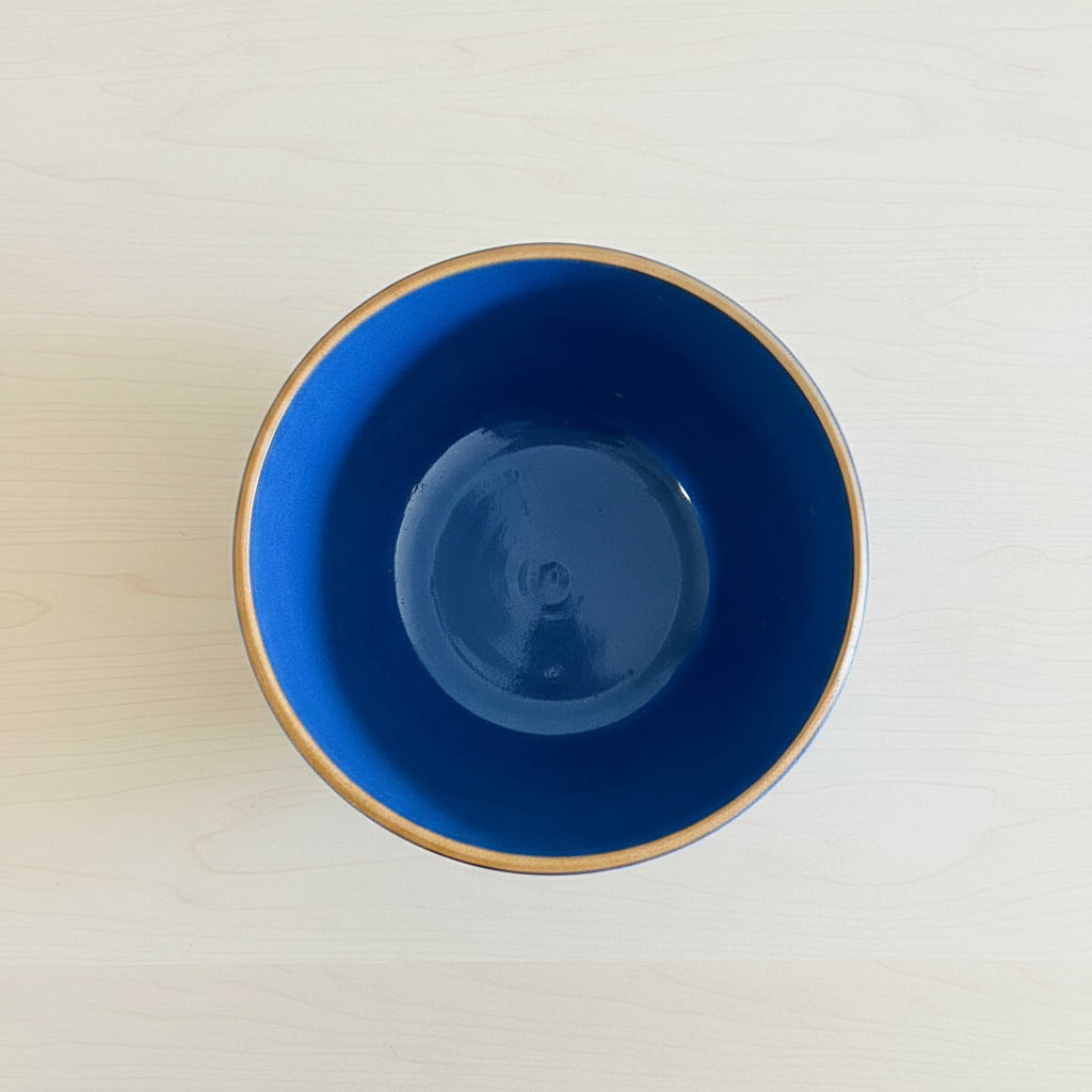 Bybee Pottery, Large Blue Mixing Bowl
