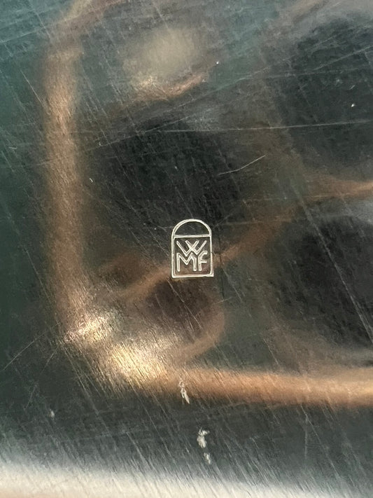 Vintage Chippendale Style Silver Plated Serving Bowl