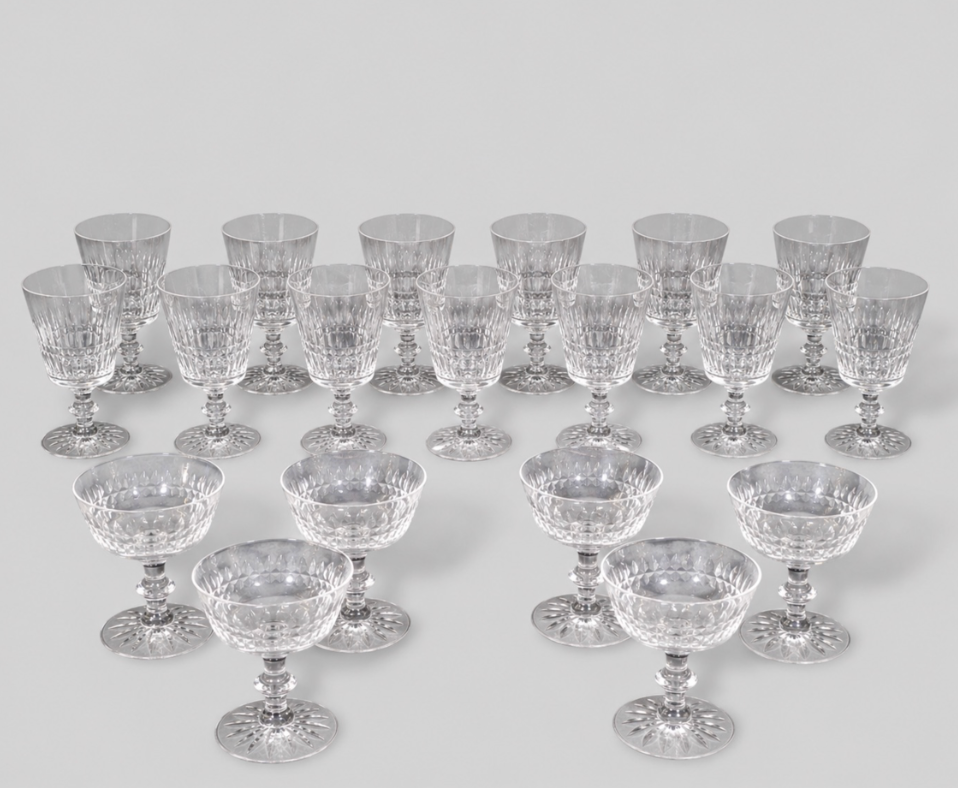 Vintage Seneca Crystal, Renaissance Glassware