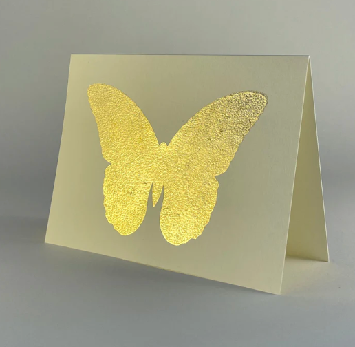 Gold Leaf Cards with Envelope