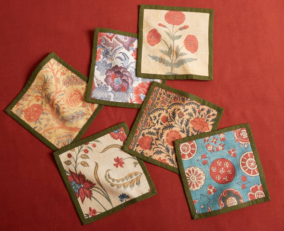 Les Indiens Cocktail Napkins Set/6