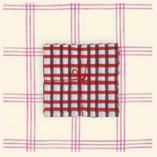 Napkins in Mira Paisley, Set of 4
