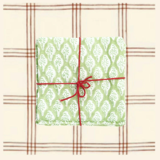 Napkins in Primevere Jade, Set of 4