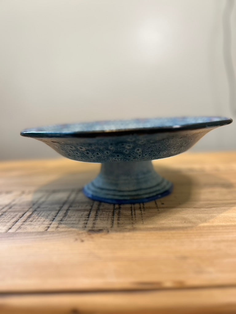 Decorative Serving Dish With Horse Figure