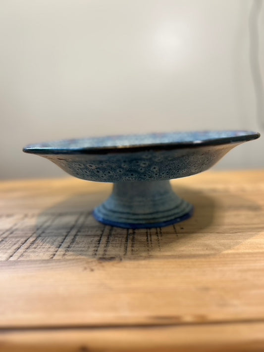 Decorative Serving Dish With Horse Figure