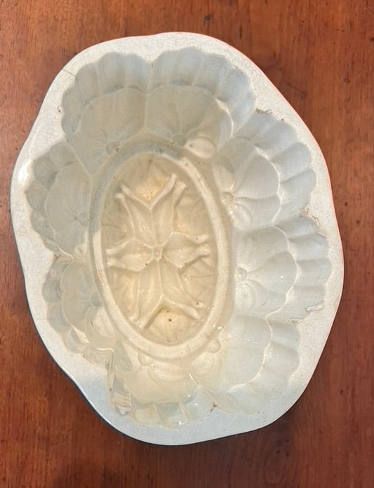Antique Victorian Ironstone Jelly Mould