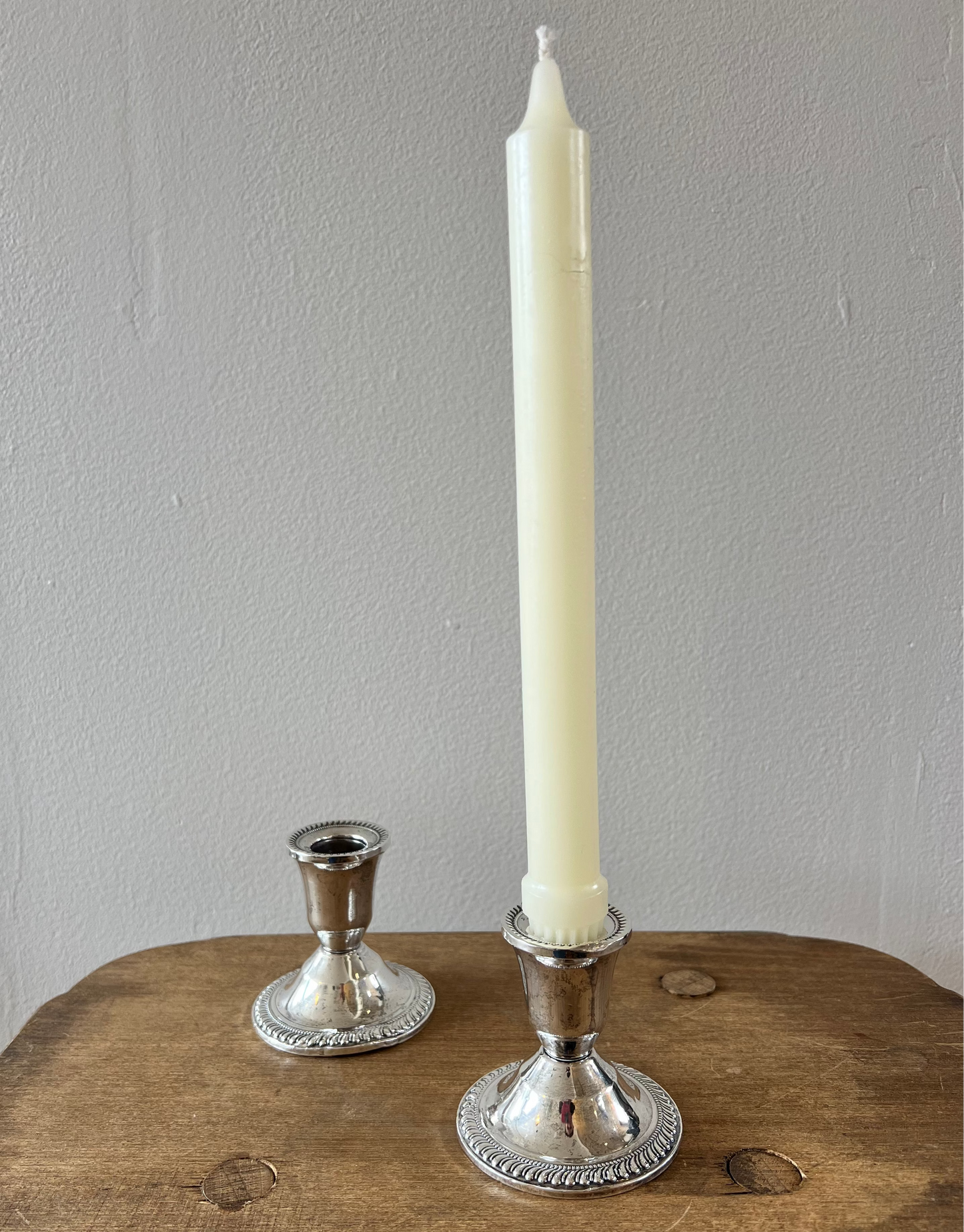 Duchin Creation Sterling Silver Candlesticks, Pair
