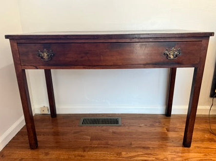 Antique Georgian Writing Table, Single Drawer