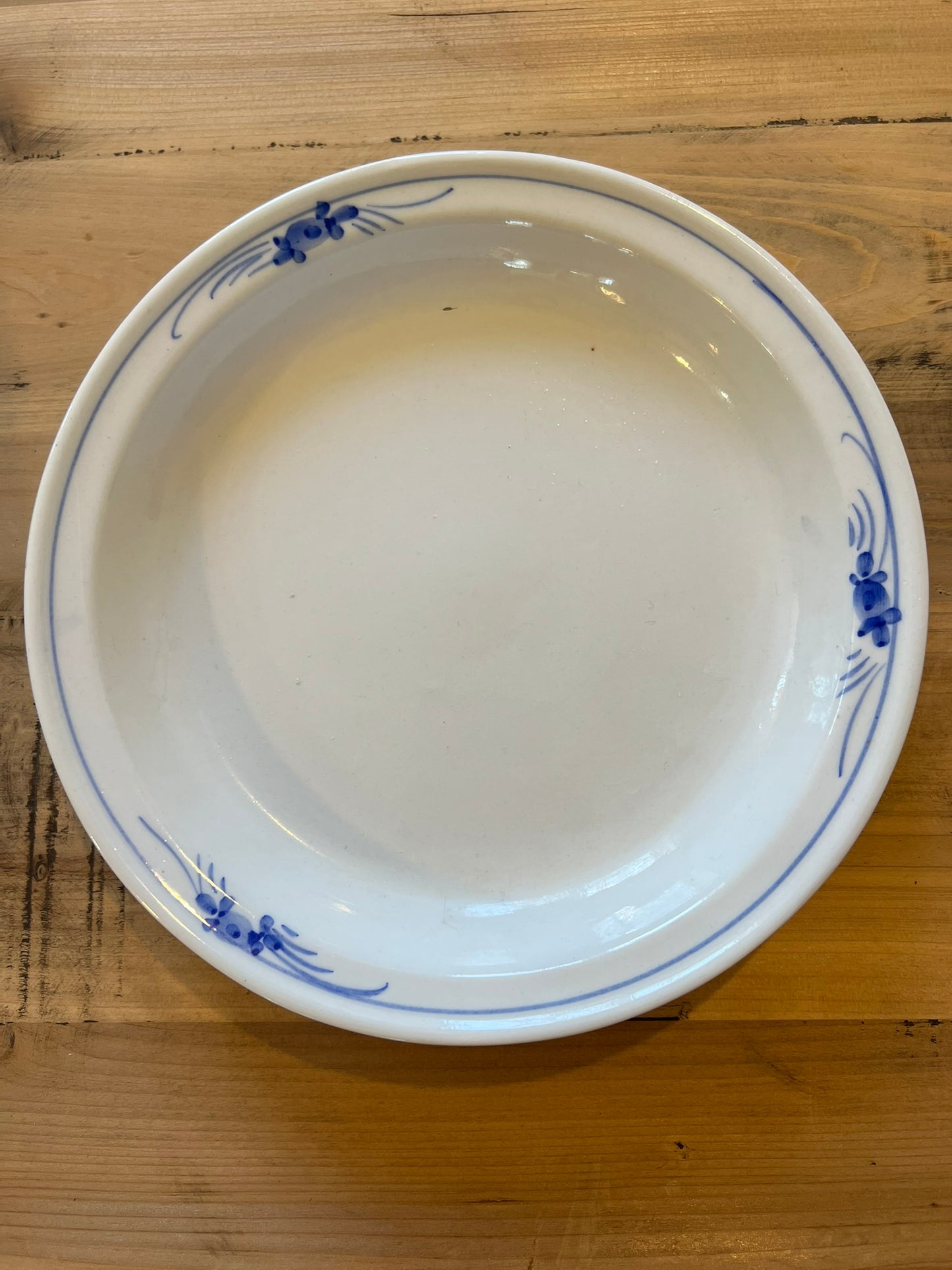 Vintage Blue & White Potter, Pie Plate