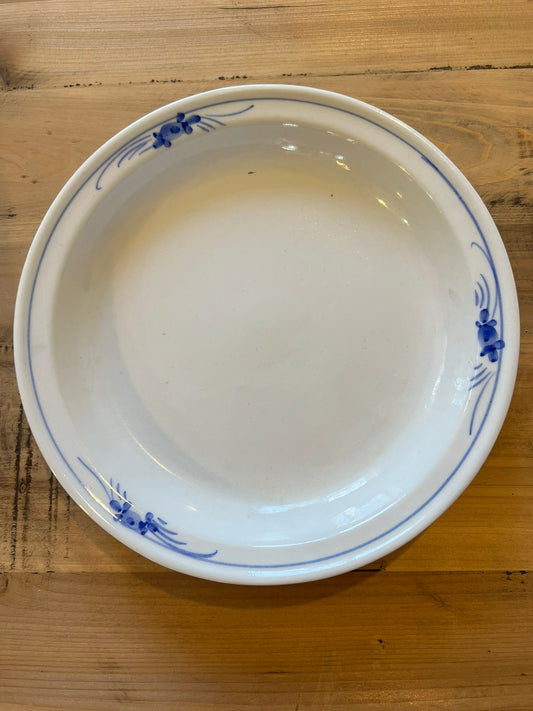 Vintage Blue & White Potter, Pie Plate