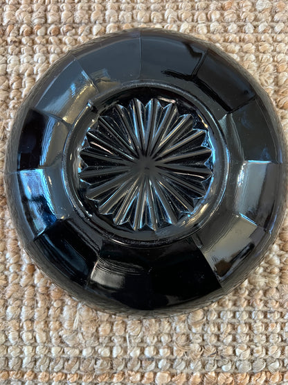 Mid-Century Modern Purple Glass Bowl