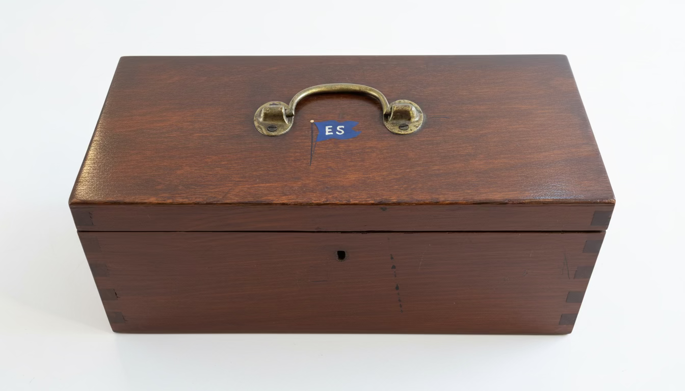 Sea Chest, Monogrammed 'ES'