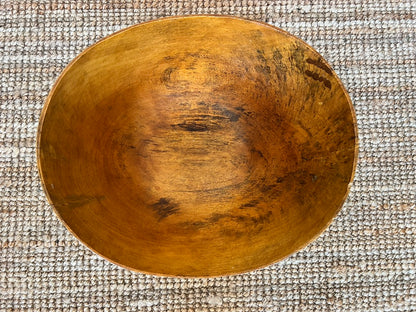 Vintage Original Mid-Century David Auld Hand Carved Wooden Bowl