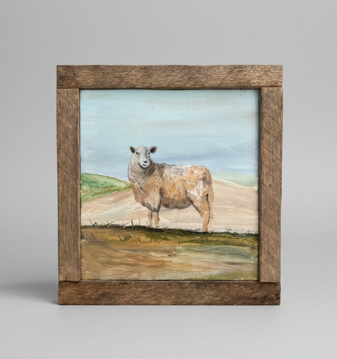 Sheep Painting, by Shelby French