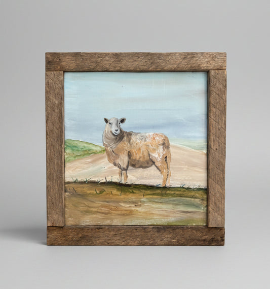 Sheep Painting, by Shelby French