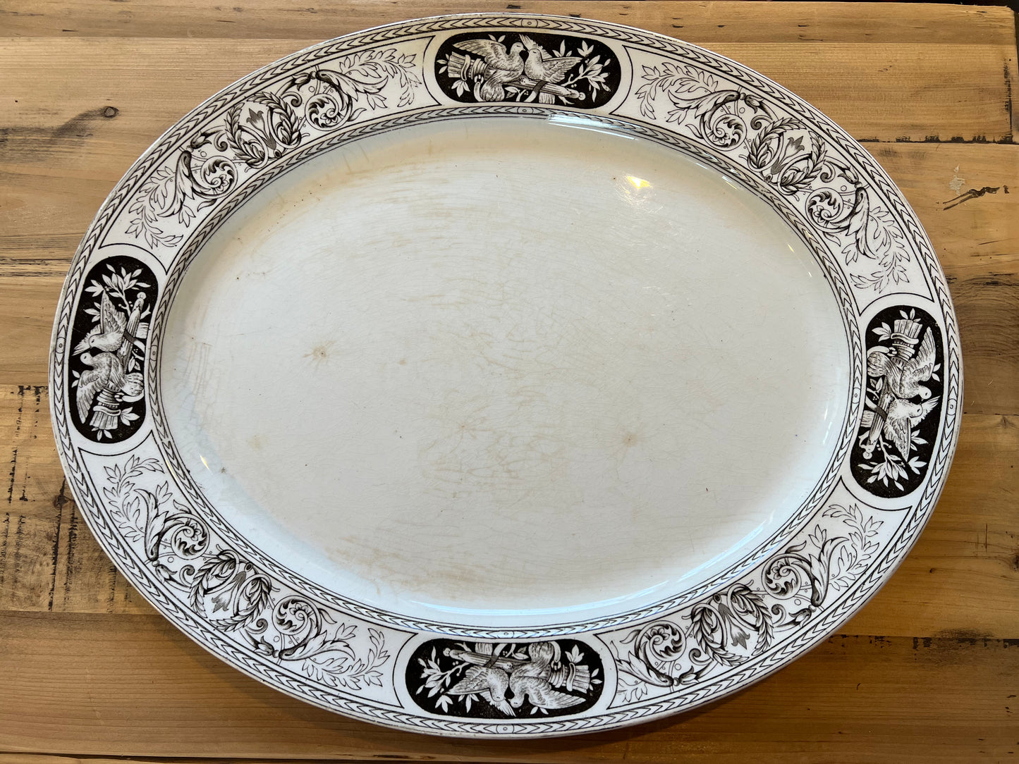 Bedford Ridgways England Platter, Doves Cooing