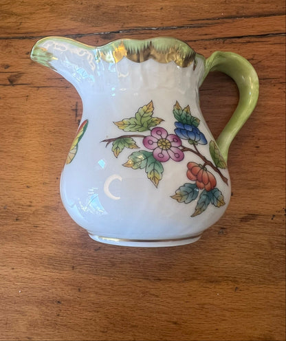Herend Queen Victoria Hand-Painted Creamer