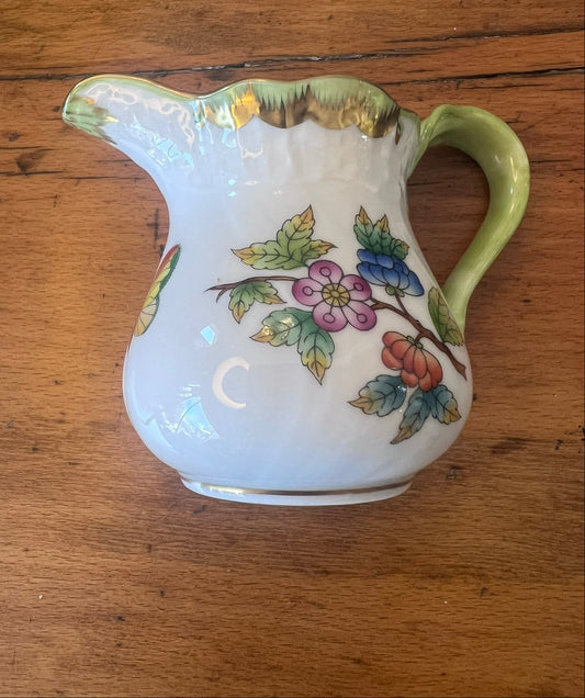 Herend Queen Victoria Hand-Painted Creamer