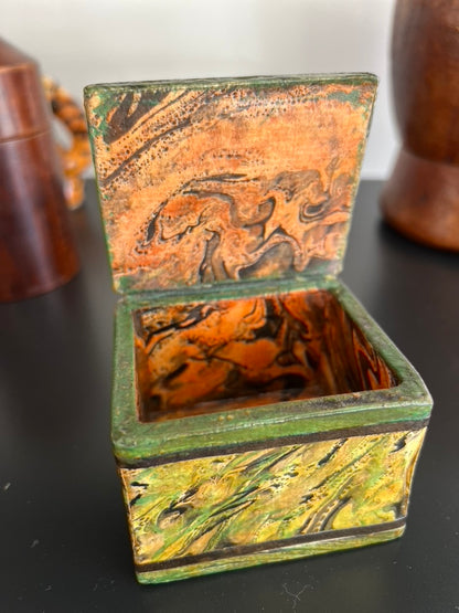 Folk Art Paper Mâché, Small Green