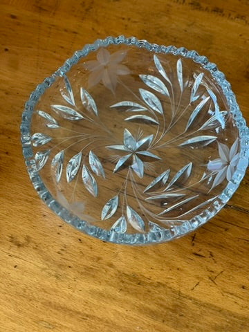 Antique American Brilliant Cut Glass Glass Bowl
