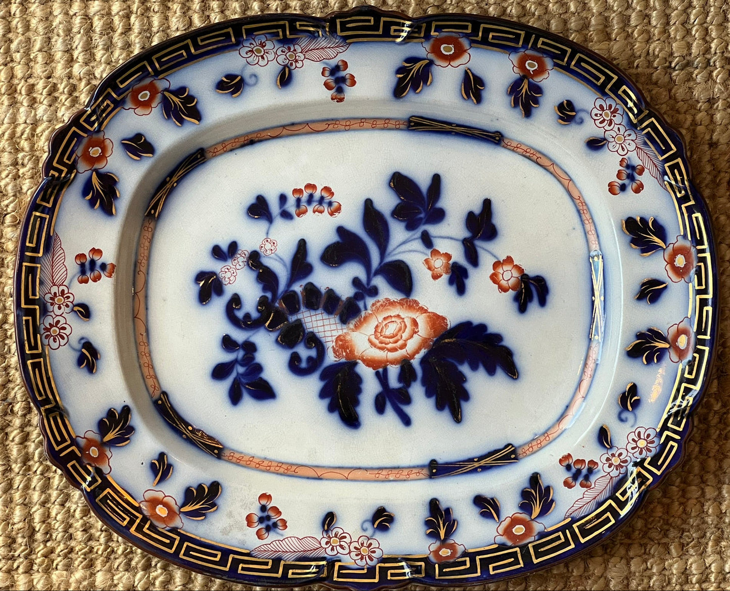 19th Century Ironstone "Japanese Export" Platter