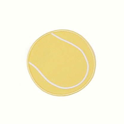 Linen Tennis Ball Cocktail Napkins - Set of 4