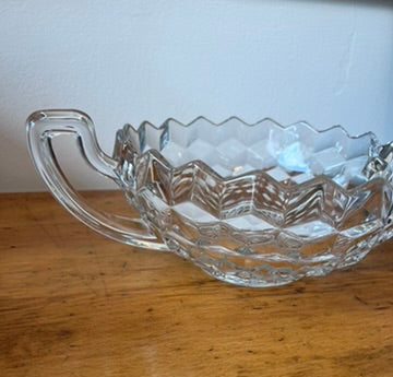 Vintage Fostoria American Pattern Glass Centerpiece Bowl or Trophy