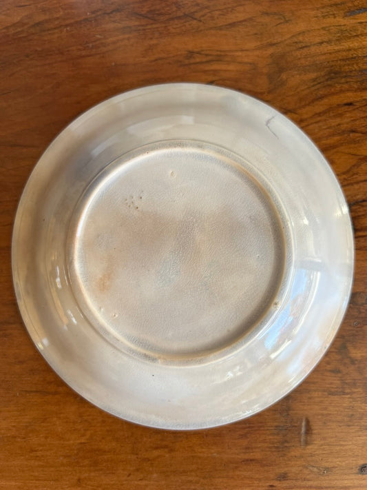 Gaudy Welsh Pottery, Small Round Saucer