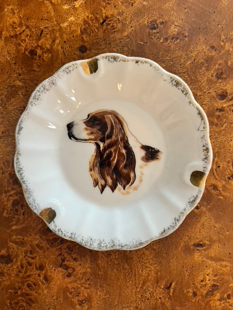 Vintage Springer Spaniel Ashtray