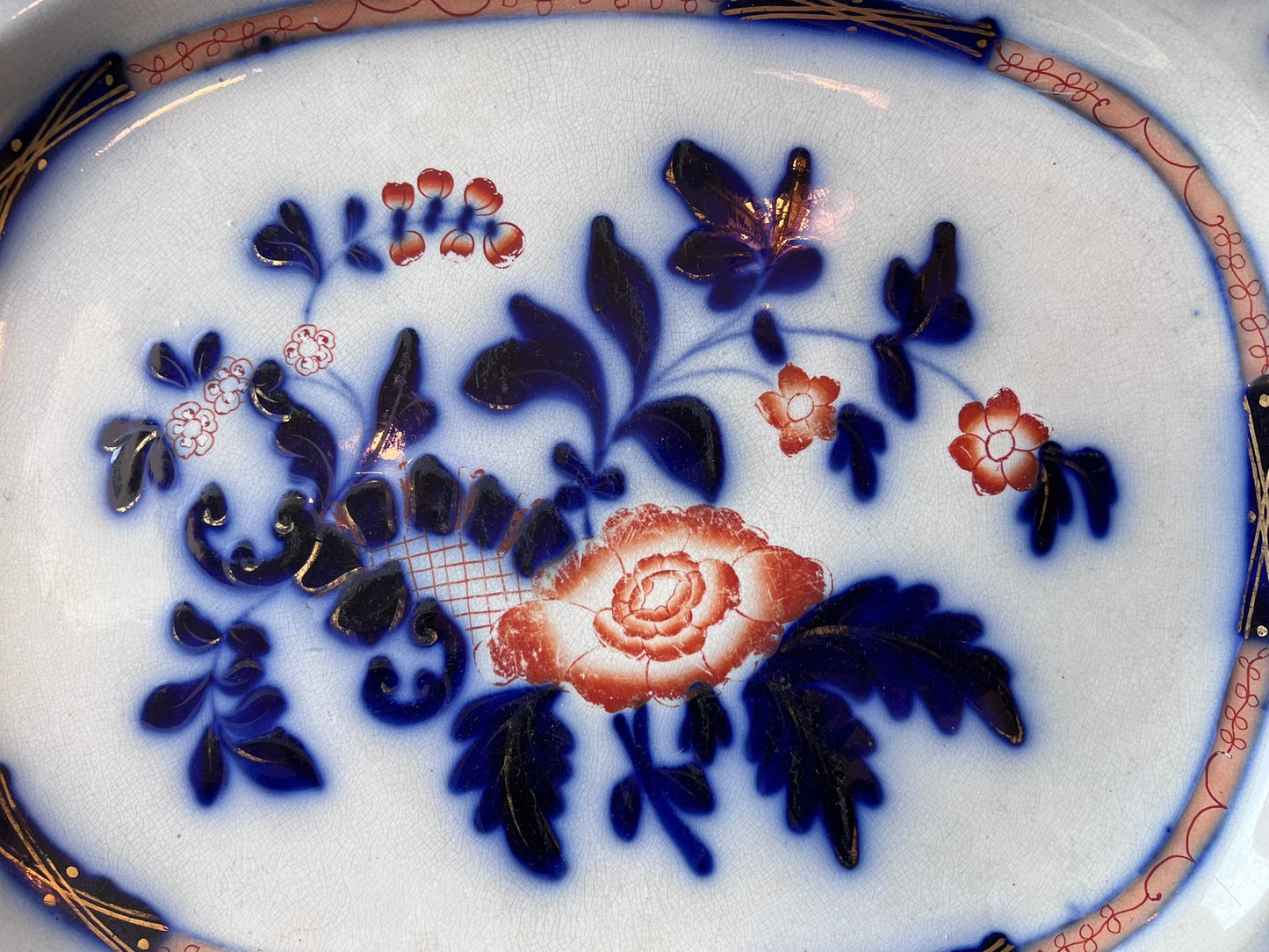 19th Century Ironstone "Japanese Export" Platter
