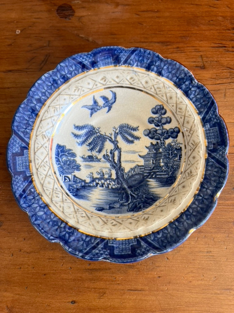 Booths Real Old Willow China, Small Round Dish, Set of 2