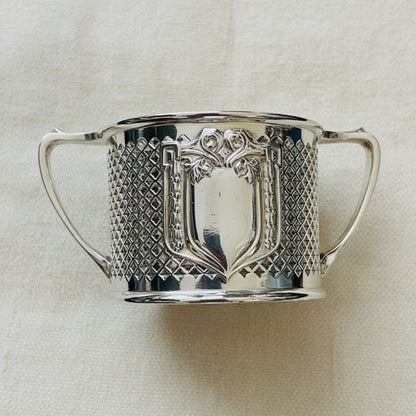 Antique Silver Plated Openwork Cup, Queen City Silver Company