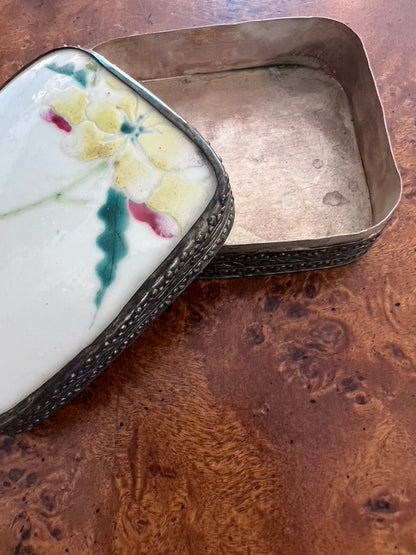 Chinese Porcelain Shard Trinket Box