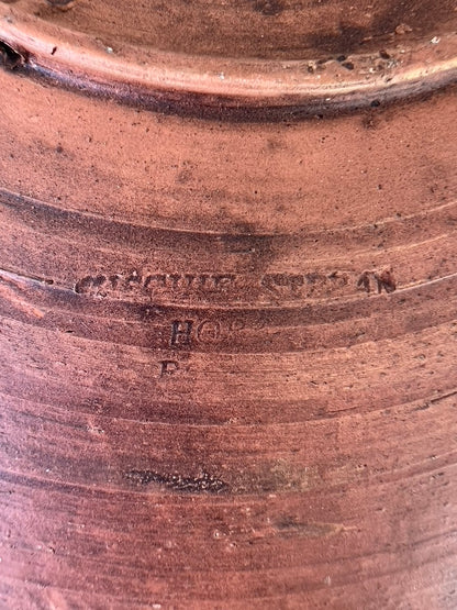 Romanian Pottery Slip Glazed Tree Plates, Set of 5