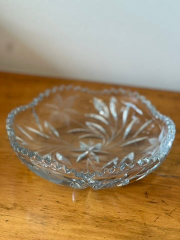 Antique American Brilliant Cut Glass Glass Bowl