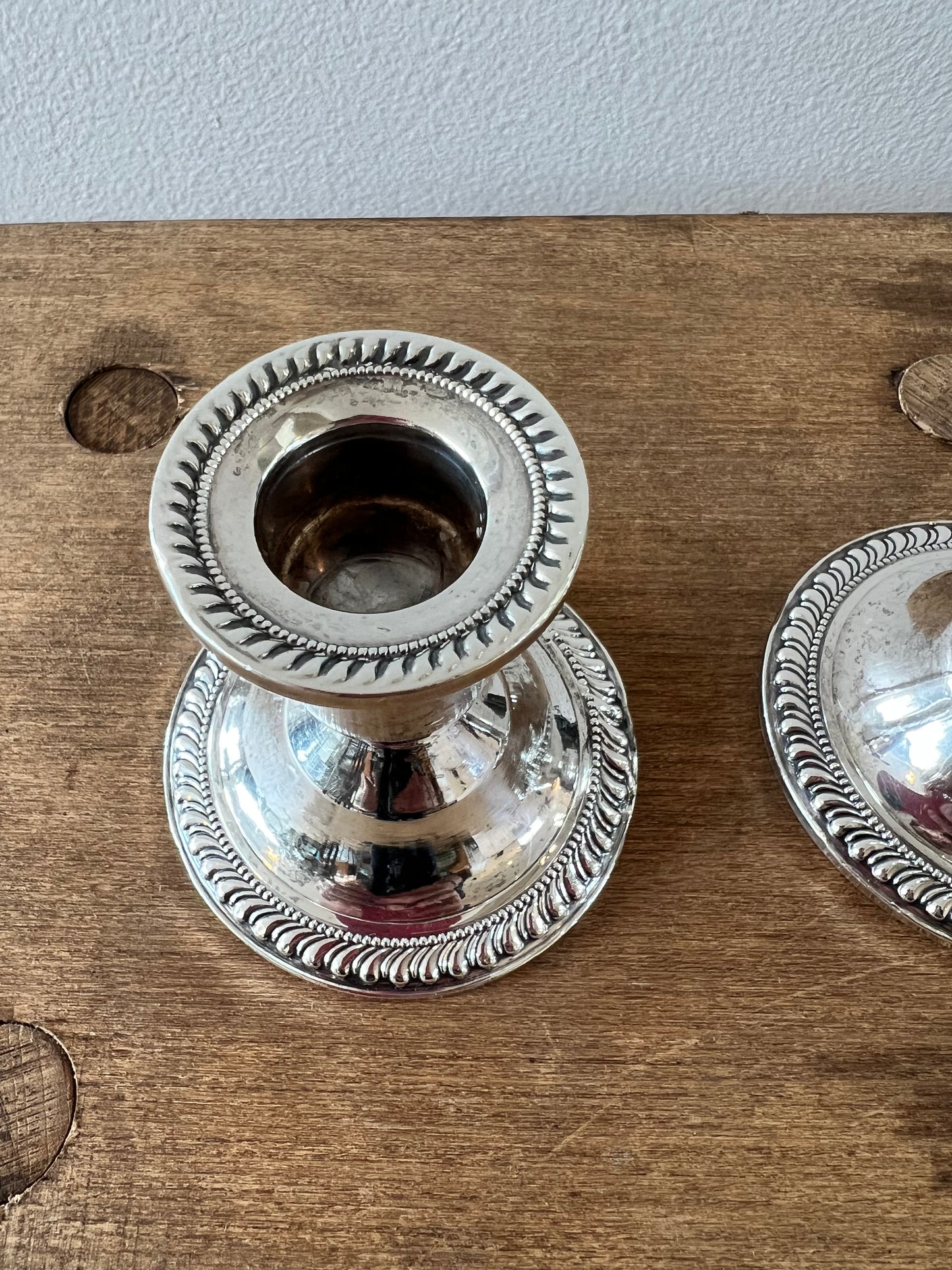 Duchin Creation Sterling Silver Candlesticks, Pair