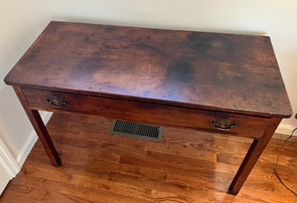 Antique Georgian Writing Table, Single Drawer