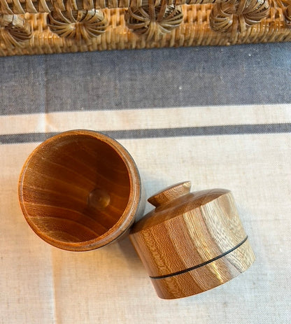 American Beech Wood Box with Burned Accent and Inlay Details