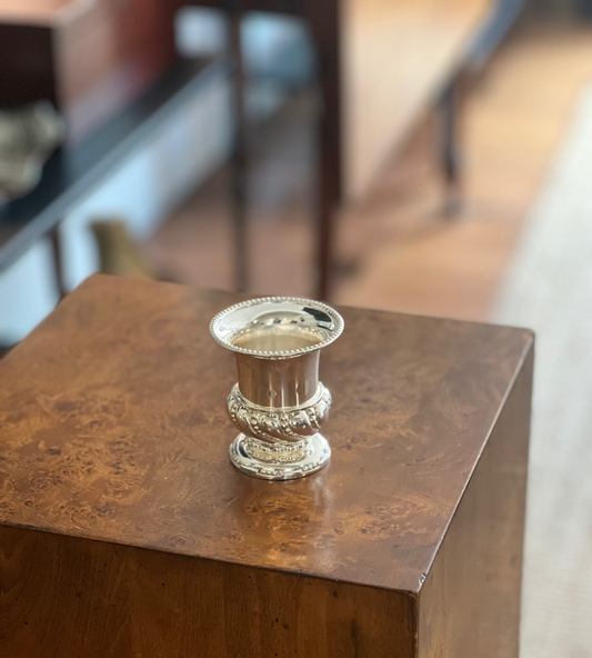 Ronson Waldorf Silver Plated Toothpick Holder