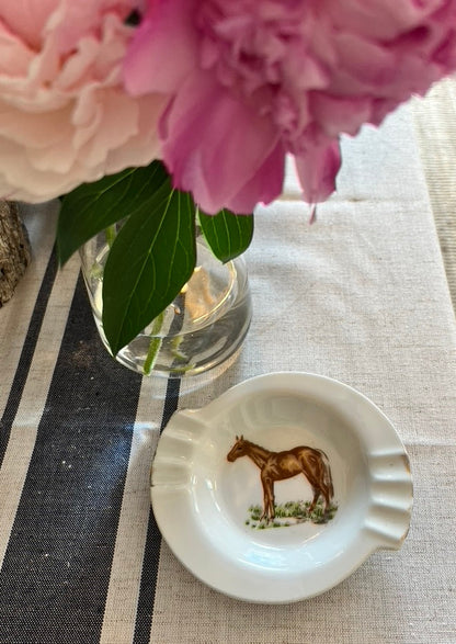 Vintage Horse Ashtray, Trinket Dish