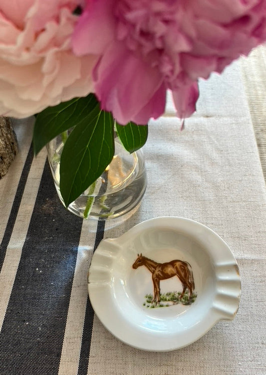 Vintage Horse Ashtray, Trinket Dish