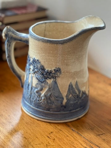 Antique "Old Sleepy Eye" Pitcher, by Western Stoneware Company