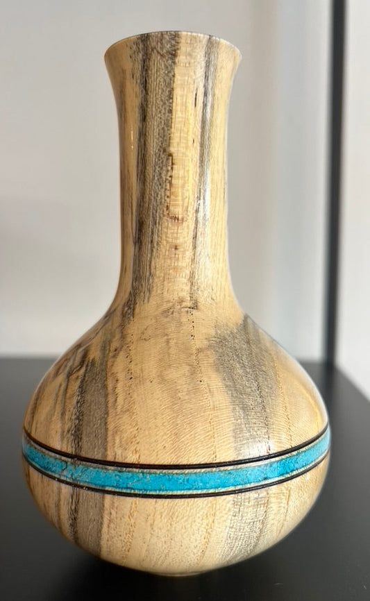 Spalted Maple Wood Vase