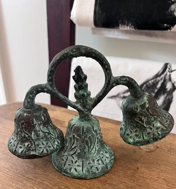 Vintage Ceremonial Spanish Colonial Bronze Mission Bells