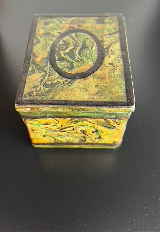 Folk Art Paper Mâché, Small Green