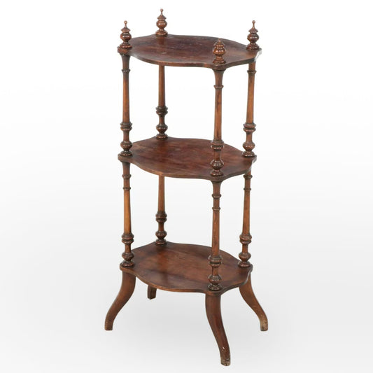 Victorian Cherrywood Three-Tier Étagère